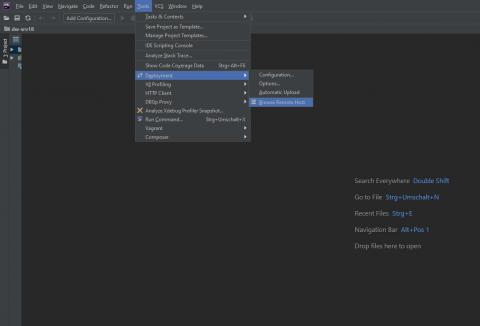 Phpstorm remote hosts